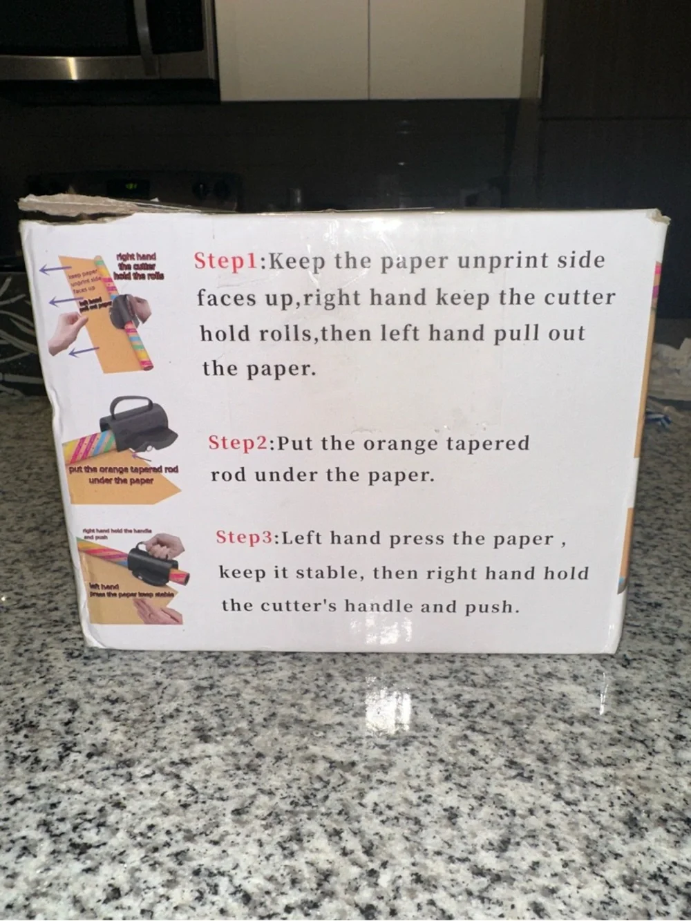 Black Handheld Paper Cutter for Home Office Stationery